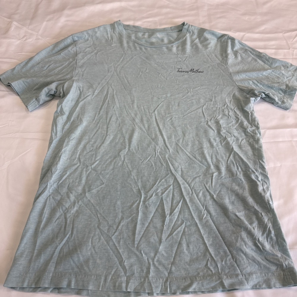 Travis Mathew Golf Bad Shots Men's T Shirt Green Size Medium